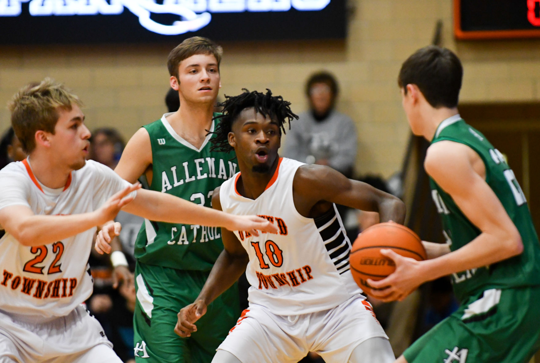 Prep Boys' Basketball: Alleman at United Township